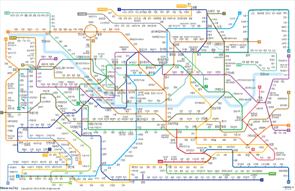 Subway Map of Seoul